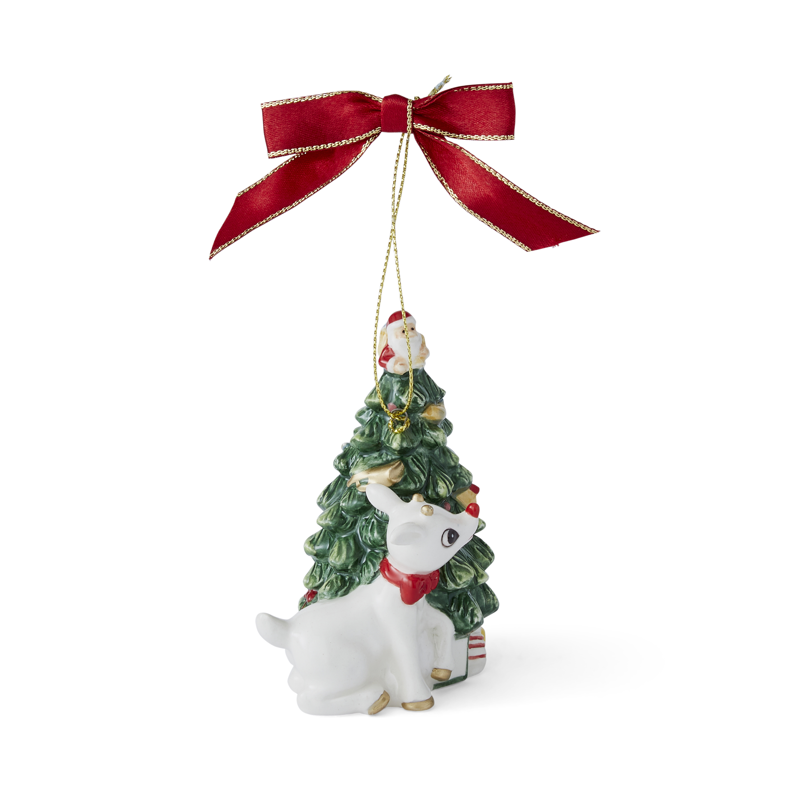 Rudolph The Red-Nosed Reindeer With Spode Tree Ornament image number null